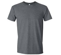 (M, Dark Heather) Gildan Mens Short Sleeve Soft-Style T-Shirt