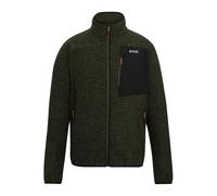 Regatta Mens Scaris Full Zip Fleece Jacket - Dark Khaki - M - Dark Khaki - 70% Polyester/30% Recycled Polyester