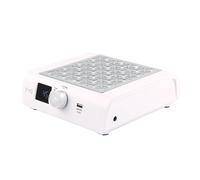 M - DC1 Nail Cordless Dust Collector, 85W Brushless Suction, 2500mAh Battery, 6-8 Hrs Runtime, 0-4500RPM Speed, HD Display, Washable Filter, Acrylic Nails, Gel Home & Salon Use (White)