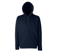 (M, Deep Navy) Fruit Of The Loom Men's Classic Hooded Sweatshirt