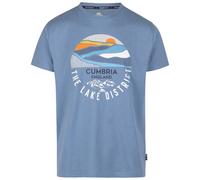 (M, Denim Blue Marl) Trespass Men's Casual Printed T-Shirt - Sastha