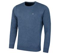 Calvin Klein Mens 2026 Crew Neck Cotton Breathable Golf Sweater