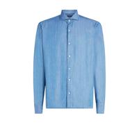 (M, Denim) Tommy Hilfiger Mens Plain Slim Shirt