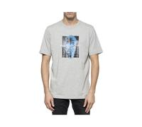 (M) DIESEL T JUST XV Mens T Shirt Short Sleeve Crew Neck Tees Casual Grey Summer Top