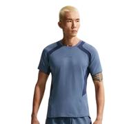 (M, Diffused Blue) Nike Mens Performance Fitted Gym T-Shirt