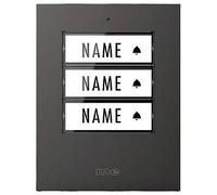 m-e BELL-500 Wireless Doorbell Button with Backlit Nameplate 41307