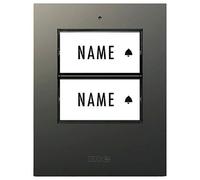 m-e BELL-500 Wireless Doorbell Transmitter Backlit Nameplate 41305