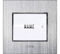 m-e modern-electronics 41026 Bell Button SS LED Lighting IP44 Weat...