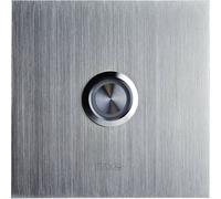 m-e modern-electronics KTB-1 S Bell Panel Silver 12V Light Sensor
