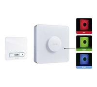 m-e modern-electronics Wireless Door Bell Set Backlit Expandable 41144
