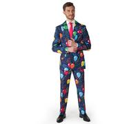 (M (EU 48-50)) Mr. Balloons Navy suit for men Suitmeister