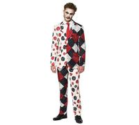 (M (EU 50)) Men's Vintage Mr. Clown Costume Suitmeister
