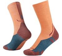 (M, Flamingo) Buff Merino Lightweight Hiking Crew Socks