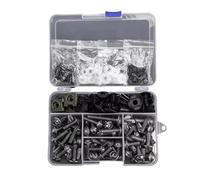 M For Ninja650R Ninja1000 For Z750 Z1000 ZZR600 ZX6R ZX7R ZX9R ZX10R ZX12R ZX14R Motorcycle Washers Nuts Screws Assortment(Grey)