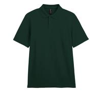 (M, Forest) Gildan Mens SoftStyle Double Pique Polo Shirt