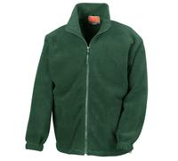 (M, Forest Green) Result Mens Full Zip Active Fleece Anti Pilling Jacket
