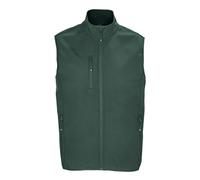 SOLS Mens Falcon Softshell Recycled Body Warmer - Forest Green - M - Forest Green - 100% Mixed