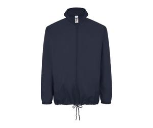 (M, French Navy) SOLS Unisex Shift Showerproof Windbreaker Jacket