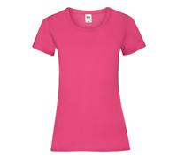 (M, Fuchsia) Fruit of the Loom Womens/Ladies Lady Fit T-Shirt
