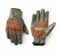 (M) Fuel Rodeo Leather Gloves Olive