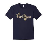 (M) Fur Papa Shirt, Dog Cat Lover Dad Daddy Babies Gift-Father's Day