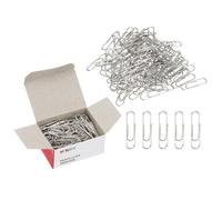 M&G 1000pcs Paper Clip, 28mm Small Paper Clip Medium Metal Clips Rust-Proof Strong Durable Bulk for Paper Office, 6 Pack Carton, Silver Tone