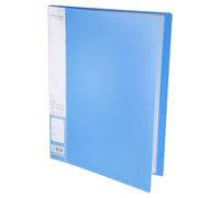 M&G 20-Pocket Binder with PP Plastic Sleeves A4(Blue), Art Portfolio Folder with Clear Sheet Protectors, Display 40 Pages for Organizing Documents, 310x235x15mm