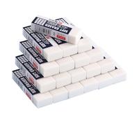 M&G 24 Pack Erasers, White Erasers Pencil Erasers Large Eraser Cute Soft Block Easy Clean Durable Bulk for 2B 4B Pencil Sketching Drawing Artists Teacher