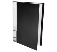 M&G 30-Pocket Binder with PP Plastic Sleeves A4(Black), Art Portfolio Folder with Clear Sheet Protectors, Display 60 Pages for Organizing Documents, 310x235x19mm