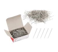 M&G 5 Pack Straight Pins, 1 Inch Sewing Pins Straight Pins Sewing Stick Pins Flat Head Rust-proof Steel for Sewing Fabric Crafts Dressmaker, Silver Tone
