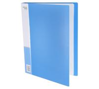 M&G 60-Pocket Binder with PP Plastic Sleeves A4(Blue), Art Portfolio Folder with Clear Sheet Protectors, Display 120 Pages for Organizing Documents, 310x235x34mm