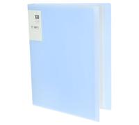 M&G 60-Pocket Binder with PP Plastic Sleeves A4(Blue), Art Portfolio Folder with Clear Sheet Protectors, Display 120 Pages for Organizing Documents, 310x235x40mm