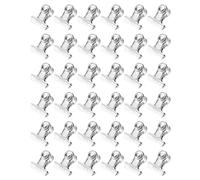 M&G 72Pack Binder Clips, 19mm Stainless Steel Small Hinge Paper Clip Metal Hinge Clamps for DIY Crafts, Paintings, Drawings, Photos Home Office Supplies