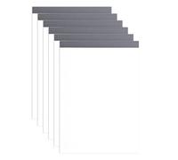 M&G 7x10 Note Pads, 6 Pack B5 Legal Pads 70 Sheets Notepads Writing Pad College Blank Calculus Memo Paper Tablet Kraft Cover for Work Writing Note Taking Math Drawing