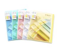 M&G A4 Presentation Display Book Project Folder, Storage Case Portfolio Folder, 800 Micron Random Colour Cover with 40 Pockets, 80 Sides (1 Piece, 40 Pockets)
