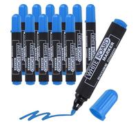 M&G Dry Erase Markers, 12 Pack Quick-Drying White Board Markers Low Odor Whiteboard Marker Fine Tip Marking Pens for Classroom Office Meeting Home, Blue
