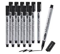 M&G Dry Erase Markers, 12 Pack Ultra Fine Tip White Board Markers Low Odor Whiteboard Marker Marking Pens for Classroom Office Meeting Home, Black