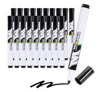 M&G Dry Erase Markers, 20 Pack Low Odor White Board Markers Whiteboard Marker Fine Tip Marking Pens for Classroom Office Meeting Home, Black