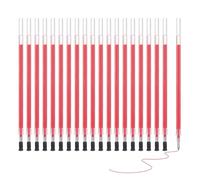 M&G Gel Pen Refills 0.38mm Needle Fine Point, 20 Pack Smooth Red Gel Ink Pen Replace Refills for Retractable Click Pen, Office Study Classroom Supplies, 4.3"