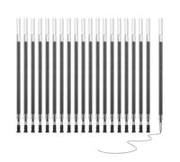M&G Gel Pen Refills 0.5mm Fine Point, 20 Pack Quick Drying Smooth Black Gel Ink Pen Replace Refills for Retractable Pen Click, Office Study Classroom Supplies, 5.1"