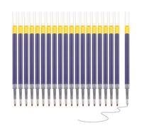 M&G Gel Pen Refills 0.5mm Fine Point, 20 Pack Smooth Blue Gel Ink Pen Replace Refills for Retractable Click Pen, Office Study Classroom Supplies, 4.3"