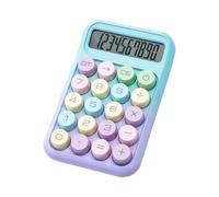 M&G Mechanical Switch Calculator, 10 Digit Large LCD Display and Big Buttons Desk Calculator, Basic Small Cute Calculators for Teachers Students Office