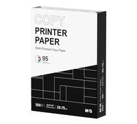 M&G Multipurpose Copy Printer Paper, 8.5 x 11, 20lb, 1 Ream (500 Sheets), 95 Bright, White
