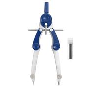 M&G Professional Metal Geometry Compass, 12.20 Inch Maximum Diameter, Lockable Distance Includes Extra Lead, Ideal for Drafting & Drawing