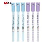 M&G So Many Cats Gel Pens, 6 Pack Blue Ink Gel Pens, Medium Point 0.7 mm, Cute Cat Design, Quick Dry, Smooth Writing Gel Ink Pens with Cap for Office and School