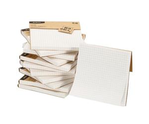M&G Sticky Notes 3 x 3 Inch, 12pcs Note Pads Sheets Self-Stick Strong Sticking Power for Home Office Classroom Books Papers Notebook, White Square Grid