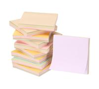 M&G Sticky Notes 3 x 3 Inch, 60pcs Note Pads Colors Sheets Self-Stick Strong Sticking Power for Home Office Classroom Books Papers Notebook, 6 Colors