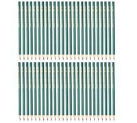 M&G Wooden Hexagonal 2B Graphite Round Pencils, 50 Pcs, Green, Classroom, Office, Painting, Sketching