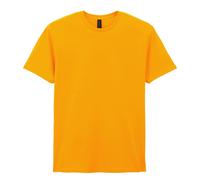 (M, Gold) Gildan Mens Soft Style Ringspun T Shirt