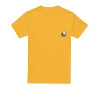 (M, Gold) Star Trek Mens The Next Generation Engineering Emblem T-Shirt
